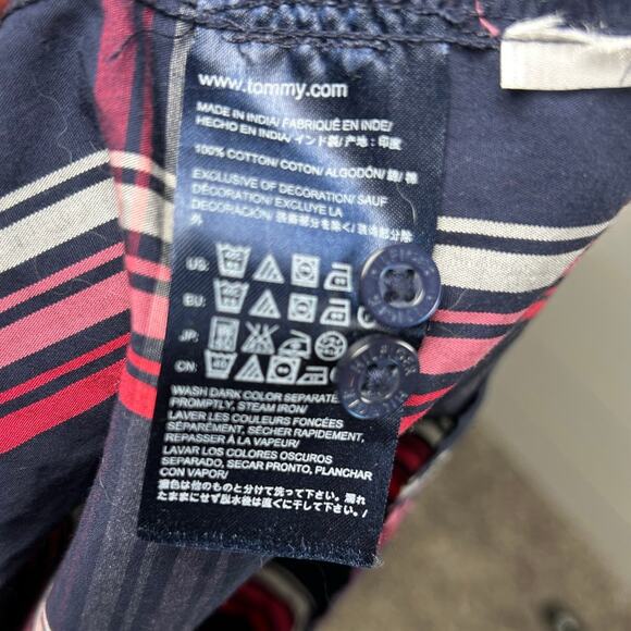 Tommy Hilfiger Plaid Button Up Shirt Dress Women's Size XXL - Picture 7 of 8